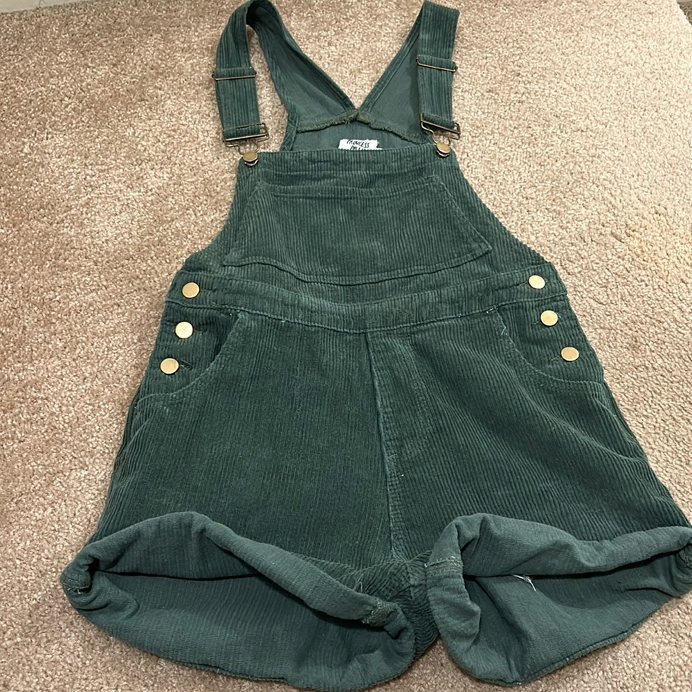 Princess Polly Kacey Overalls Khaki size 4